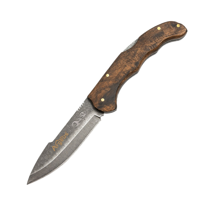 Katlanır Cep Çakısı - Argeus - Ahşap Saplı - Model 4 - 1